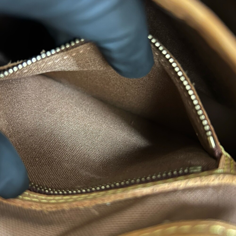 LOUIS VUITTON Vintage Brown Monogram Leather Tote Bag - Picture 10 of 10